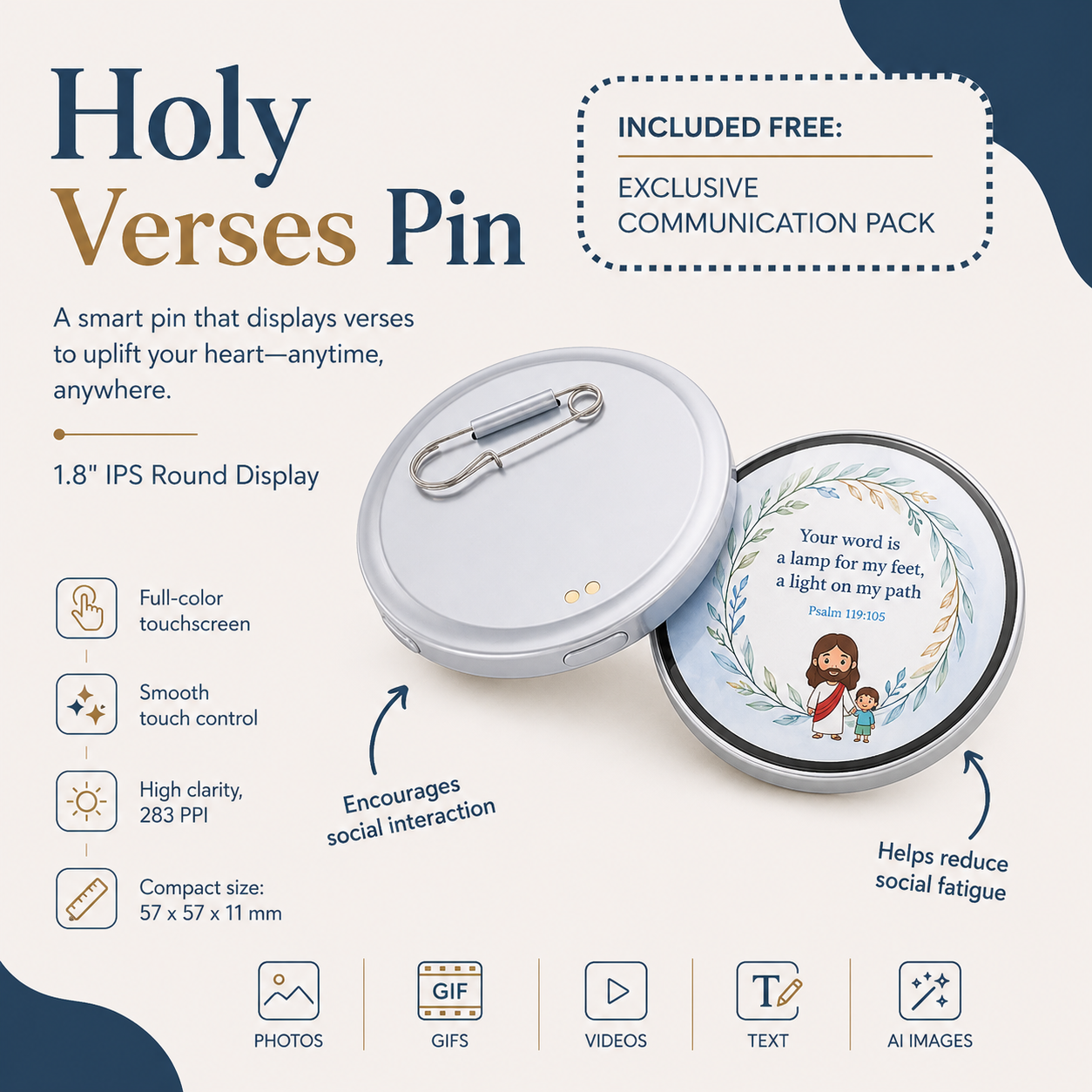 Haloverses™ Digital Pin